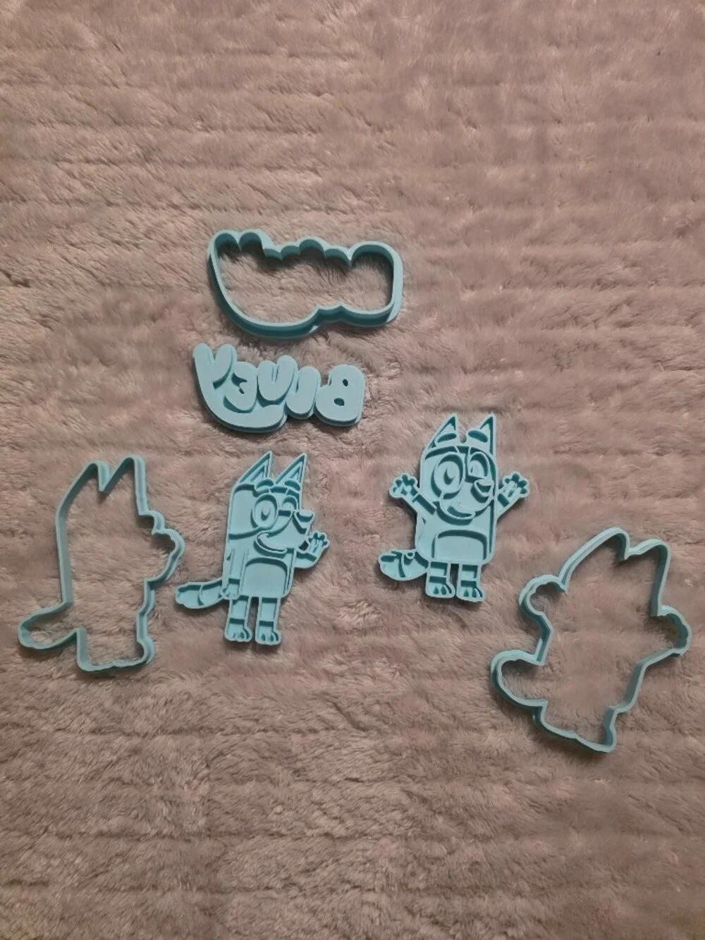 Bluey Cookie Cutters Set of 3